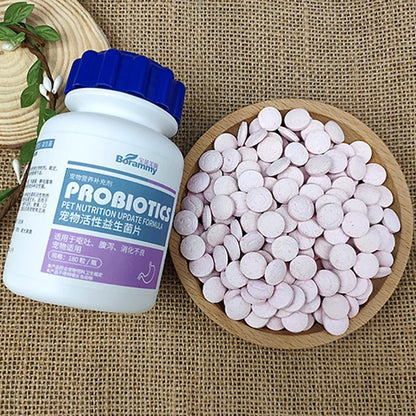 Pet Probiotic Tablets – Digestive & Gut Health for Dogs & Cats