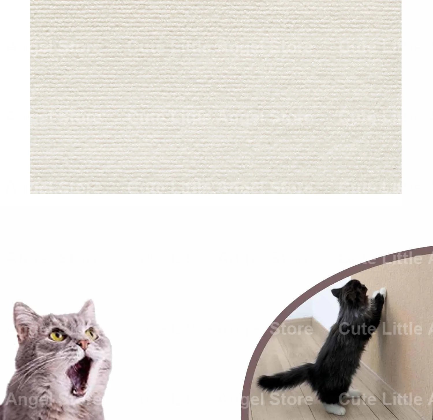 Self-Adhesive Carpet Cats Scratch Board Wall Anti Cat Scratch Sofa Diy Cats Scratch Board Sofa Protection Paws Sharpen Trimmable