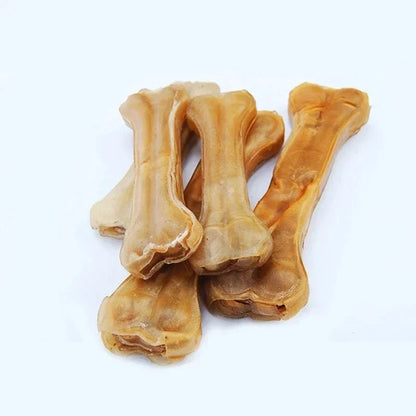 Bite Resistant Cowhide Bone for Puppy, Clean Teeth, Pet Dog Snack Food for Small Medium Large Dogs, Pitbull Chew Pets Supplies