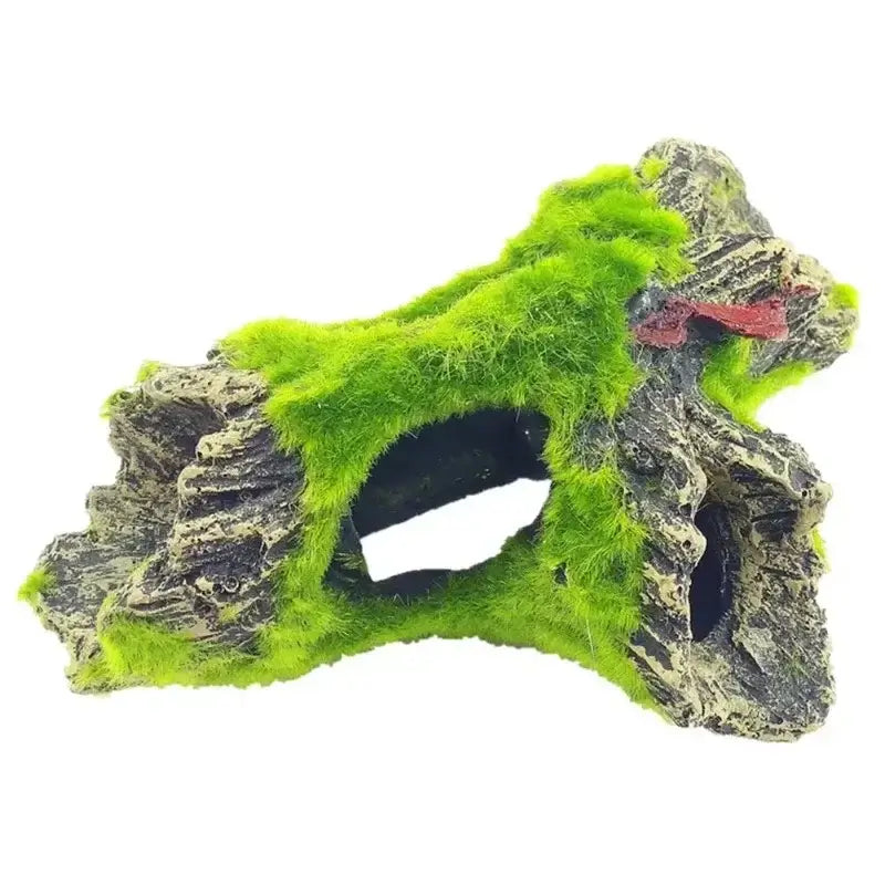 Aquarium Tree Trunk Decoration, Resin for Fish Tank Decoration, Natural Appearance, for Hiding Shrimp and Fish Landscape Rock