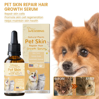Pet Moss Essence Anti-Itch Anti-flea Mites Ticks Spray For Cat And Dog Skin Problems Pet Healthy Care