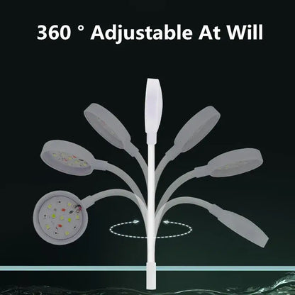 3W 5V USB 水族燈 LED 防水魚缸照明水下魚燈水族箱裝飾植物燈迷你魚缸燈