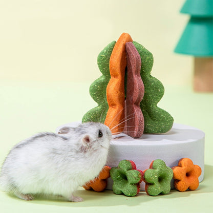 Guinea Pigs Hamster Rabbit Teeth Fruit Grinding Biscuit Small Pet Chew Toy Drop Shipping