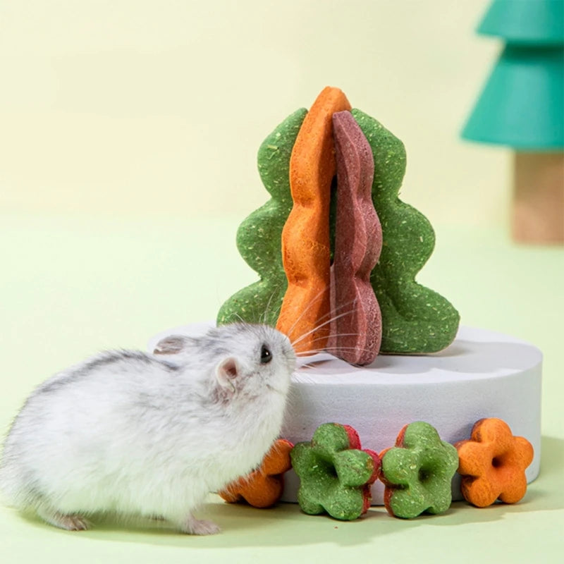 Guinea Pigs Hamster Rabbit Teeth Fruit Grinding Biscuit Small Pet Chew Toy Drop Shipping