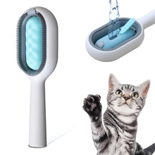 TONG 3 in 1 Pet Grooming Brush Set Wet Cat Brush Hair Removal Comb with Water Tank Sticky Brush 2.0 for Cats and Dogs