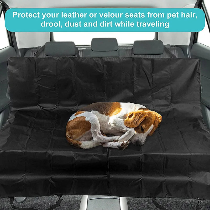 Car Rear Seat Cover Dog Mat Blanket Hammock Pup Travel Pad Protector Durable Fit Pet Protector for Car Truck SUV Waterproof Pads