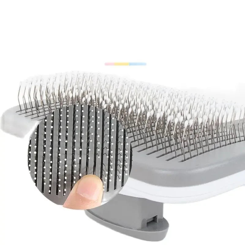 1PcsPet Dog Hair Brush Cat Comb Grooming And Care Cat Brush Stainless Steel Comb For Long Hair Dogs Cleaning