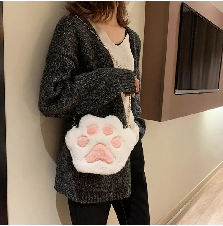 Japanese Style Kawaii Bag Women Cartoon Plush Shoulder Bag for Women 2022 New Crossbody Bag Small Phone&Purse Bag Bolsa Feminina