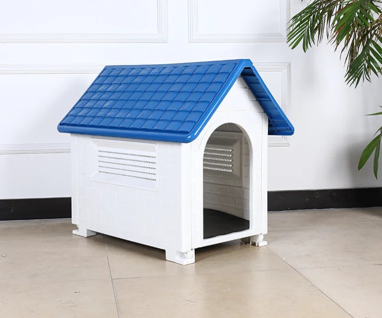 Foldable Waterproof Outdoor Plastic Dog House for Large Dogs