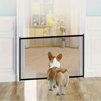 Foldable Dog Barrier Isolation Fence Foldable Indoor Dog Gate Puppy Safety Fence Dog Gate for The House Doorway Stairs