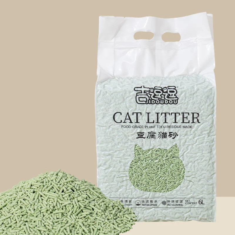 Deodorant tofu cat litter cat toilet cleaning supplies natural cat litter quickly clumping