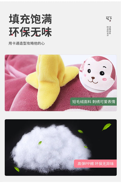 Monkey Tissue Holder for Car Plush Cute Car Tissue Holder High Quality Cartoon Dog Car Tissue Box Armrest Box
