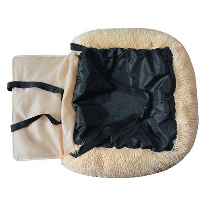 Car Kennel Safety Seat Car Indoor Dual-purpose Kennel Removable Car Pet Pad Travel