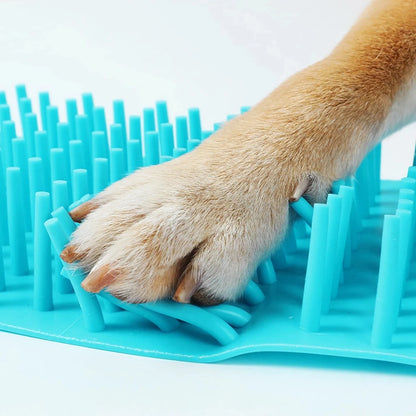 Pet Paw Cleaner Soft Silicone Foot Cleaning Brush Portable Pet Dogs Towel Foot Washer Cleaning Bucket Clean Brush Supplies
