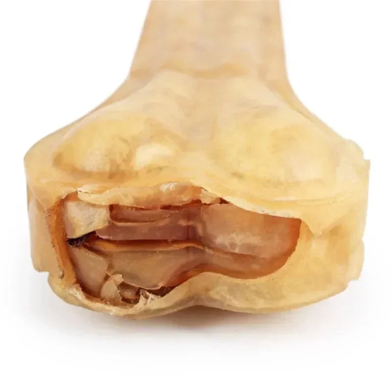 Bite Resistant Cowhide Bone for Puppy, Clean Teeth, Pet Dog Snack Food for Small Medium Large Dogs, Pitbull Chew Pets Supplies