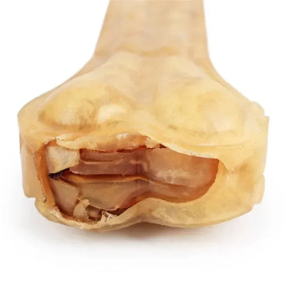 Bite Resistant Cowhide Bone for Puppy, Clean Teeth, Pet Dog Snack Food for Small Medium Large Dogs, Pitbull Chew Pets Supplies