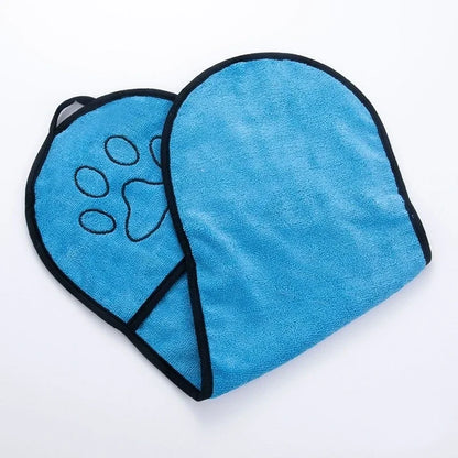 Super Absorbent Pet Bath Towel for Dogs & Cats – Quick Dry