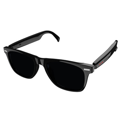 Smart Glasses AI Voice Assistant Outdoor Sport Glasses with Camera Remote Shooting Open Ear Sound Mic & Speakers for Women Men