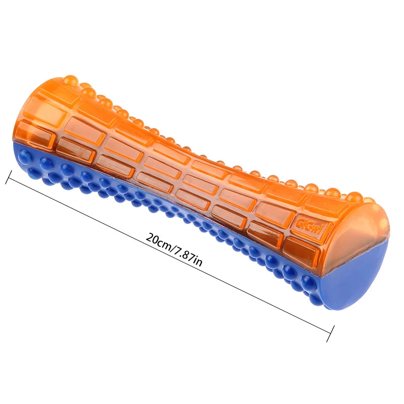 Interactive Dog Ball Pet Toys G-Ball Series Squeaky 2.5' Bouncy Assorted Colors for Small/Medium Dogs