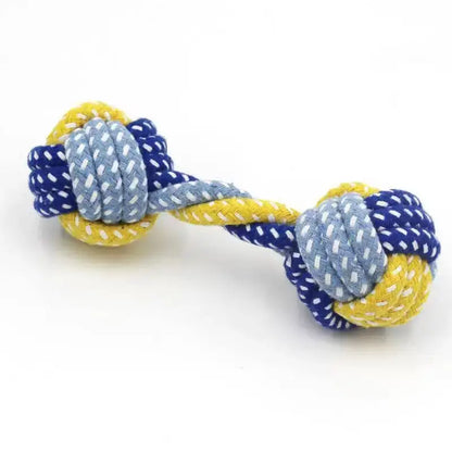 Dog Toy Teeth Chew Carrot Knot Rope Ball Braided Cotton Rope Interactive Toys Training Durable Bite Resistant Puppy Pet Supplies