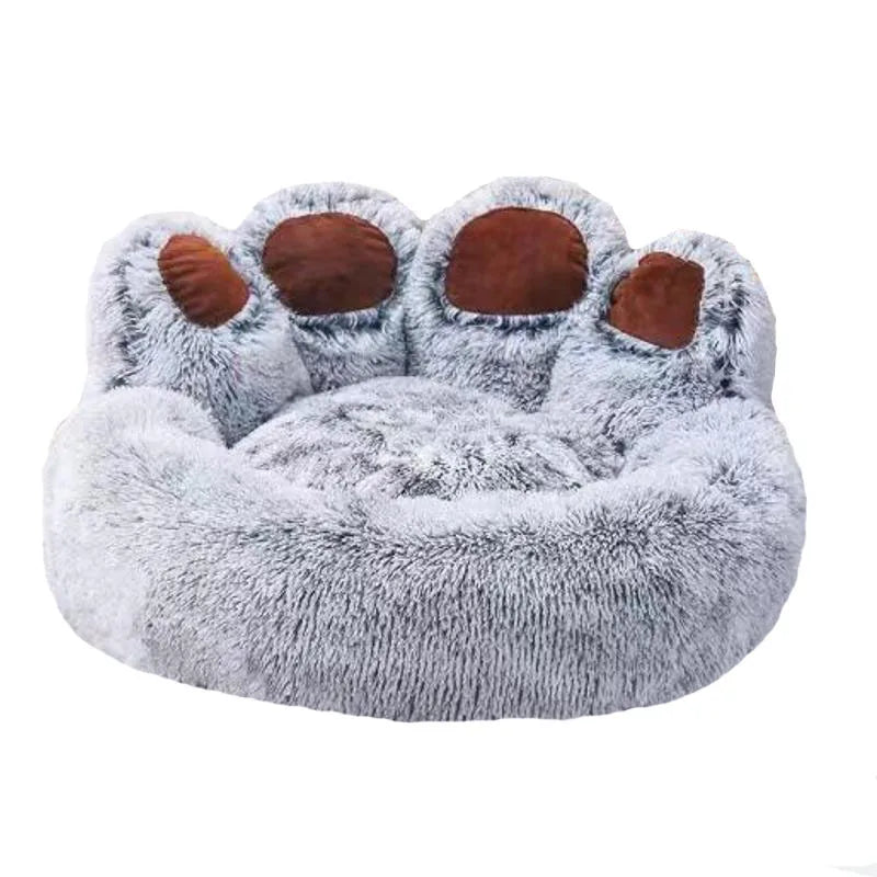 Fluffy Dog Bed Plush Kennel Accessories Pet Products Large Dogs Beds Bedding Sofa Basket Small Mat Cats Big Cushion Puppy Pets