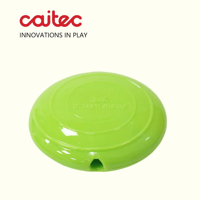 CAITEC Dog Toys Squeaking Foraging Disc Springy Durable Floatable Foraging and Chewing Pet Toy