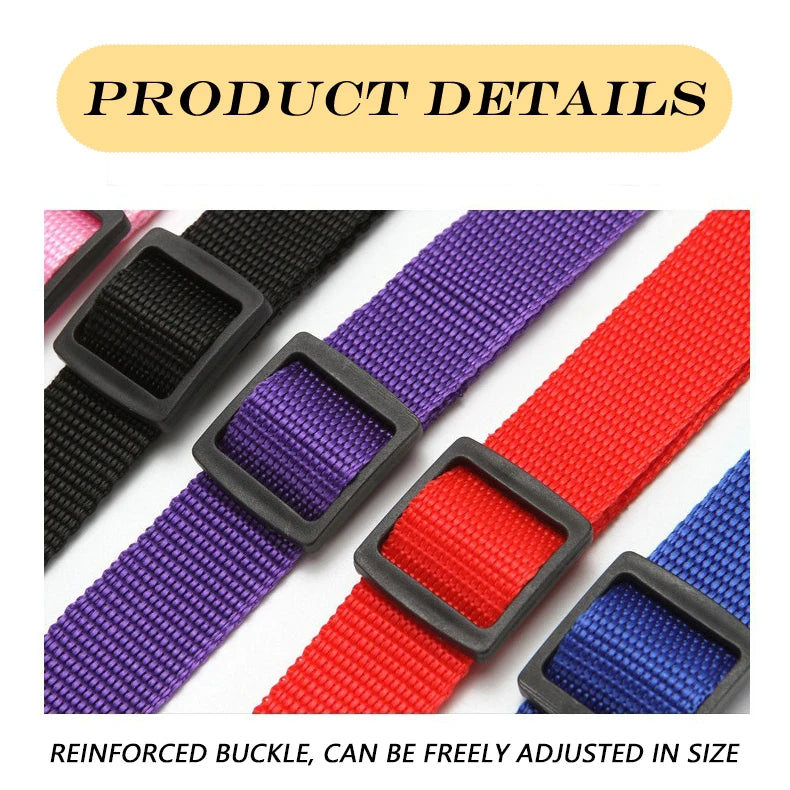 Solid Color Two-in-one Pet Car Seat Belt Nylon Lead Leash Backseat Safety Belt Adjustable Dogs Harness Collar Pet Accessories