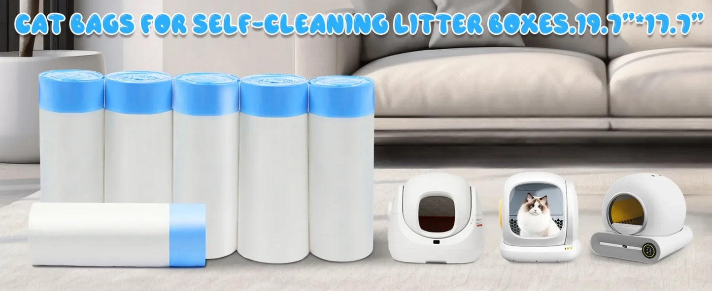 Extra-Thick Cat Litter Bags for Automatic Litter Box Cat Litter Box Liners for MeoWant/catlink/Tonepie Katzentoilette Müllbeutel