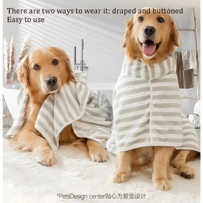 ペットバスタオル 犬用バスローブ 吸水性 ペット用速乾バスタオル バスタオル 大型犬 小型犬 清潔 吸水性 バスローブ 全身用