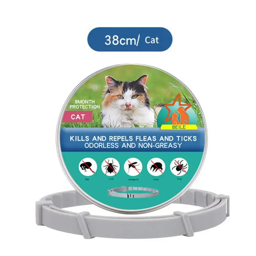 Silicone Pet Collar Protection Retractable Control Insect Repellent Flea Dog Anti Flea And Ticks For Puppy Cat Large Dogs