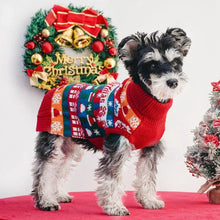 小狗毛衣聖誕寵物服裝冬季保暖寵物針織服裝小型犬服裝可愛溫暖針織小狗貓咪服裝