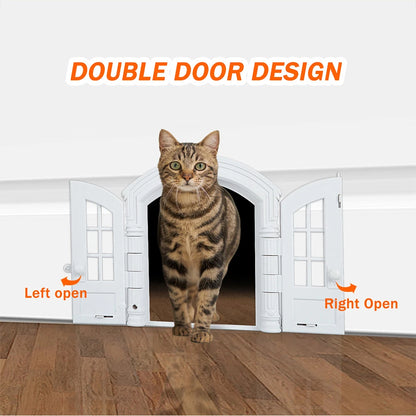 New Cat and Dog House, Cat Door, Dog Hole, No Flip Cover, Door Block, Pet Door, French Cat Door