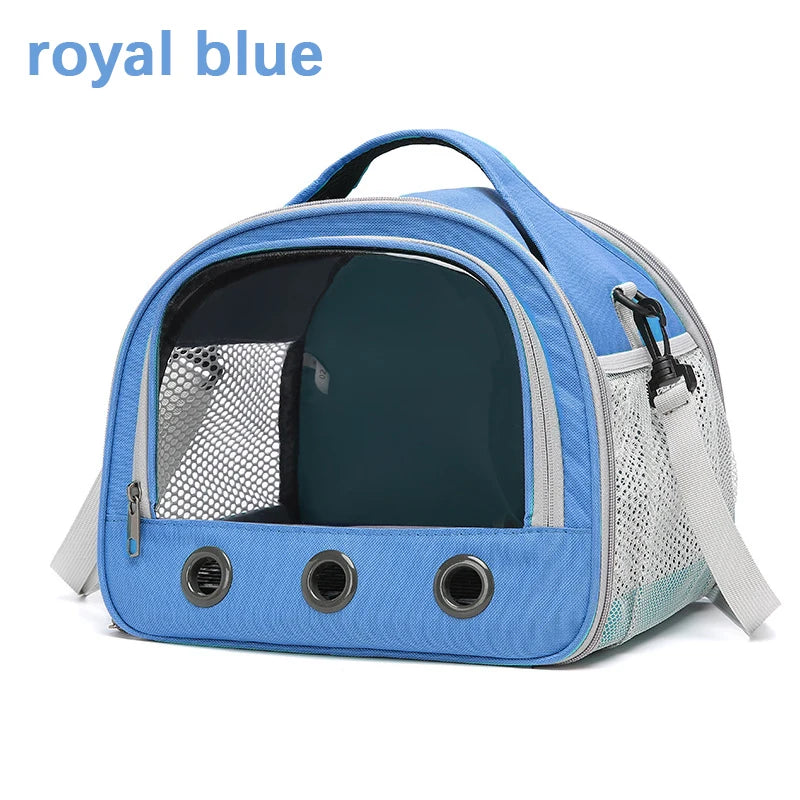 Portable Cat Dog Bird Rabbit Carrier Bag Pet Travel Bags Breathable Mesh Outdoor Tent Carrier Outgoing Pets Handbag