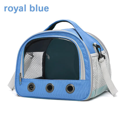 Portable Cat Dog Bird Rabbit Carrier Bag Pet Travel Bags Breathable Mesh Outdoor Tent Carrier Outgoing Pets Handbag