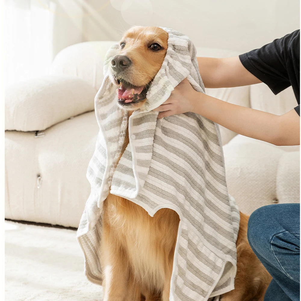 ペットバスタオル 犬用バスローブ 吸水性 ペット用速乾バスタオル バスタオル 大型犬 小型犬 清潔 吸水性 バスローブ 全身用