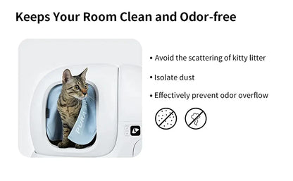 Original PETKIT Magnetic Dustproof Curtain Exclusive PURA MAX Self-Cleaning Litter Box Cat Toilet Accessories Gatos Productos