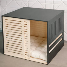 Modern Wooden Dog Crate Furniture with Acrylic Door