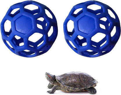 2Pcs Hanging Tortoise Treat Ball Vegetable Dispenser Hay Feeder Feeding Grass Ball for Tortoise Rabbit Guinea Pig Accessories