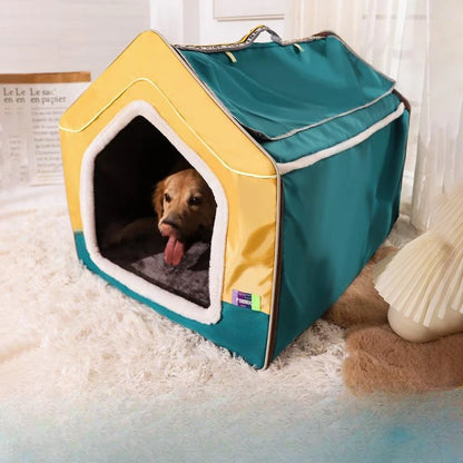 子犬と猫のための屋内/屋外用犬用テントクレートハウス