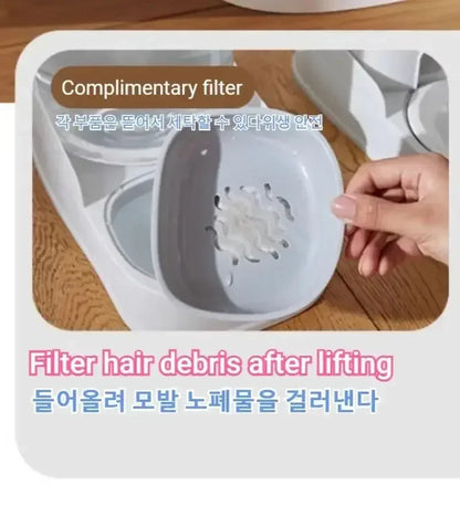 New Pet Cat Large Capacity Water Food Automatic Feeder Drinking Water Supplies Food Container Water Dispenser Dry Wet Separation