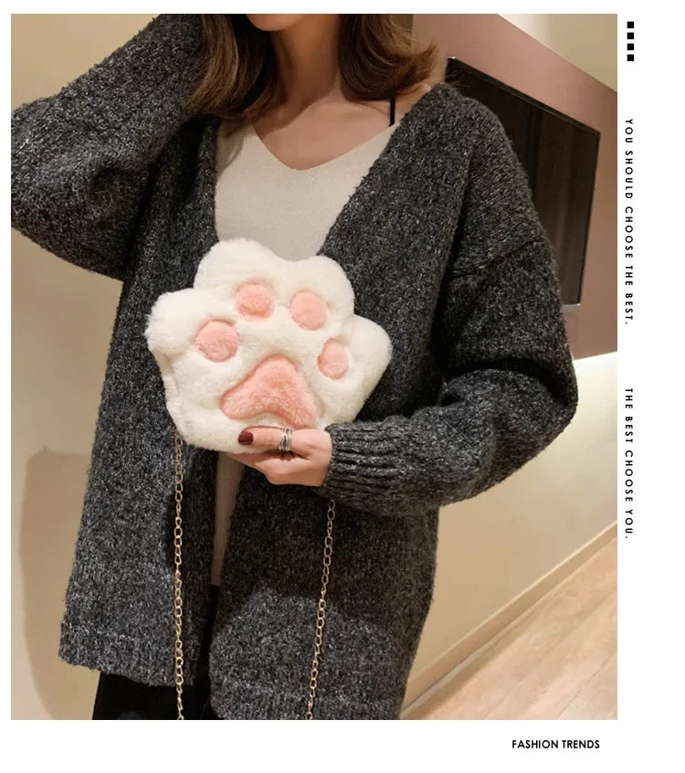 Japanese Style Kawaii Bag Women Cartoon Plush Shoulder Bag for Women 2022 New Crossbody Bag Small Phone&Purse Bag Bolsa Feminina