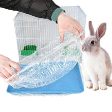 50pc 60/80/100/120/150cm Pet Tray Disposable PE Films Rabbit Litter Mat Cage Tray Cover Cage Chassis Film Cover Toilet Large Pad