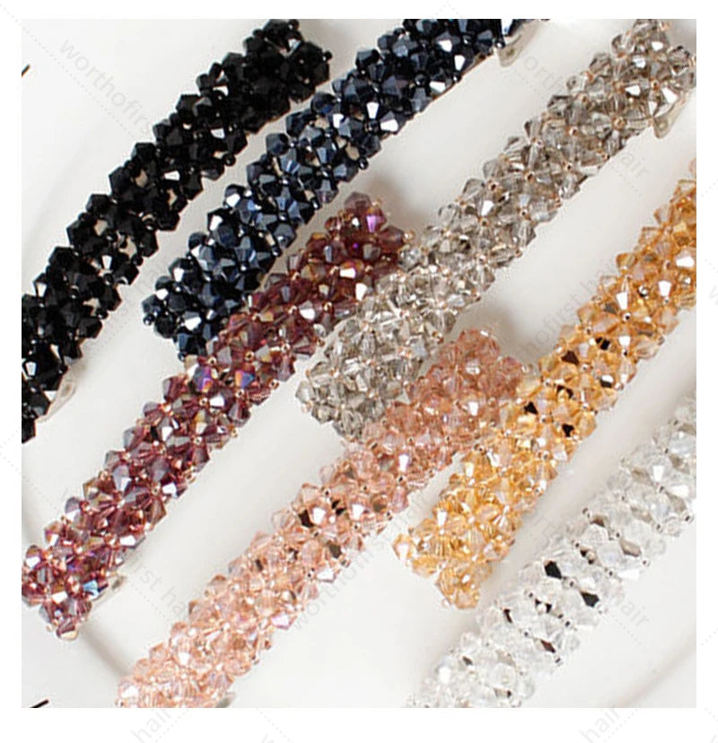 New Korean Elegant Hairpins Hairgrips Crystal Rhinestone Barrettes Hair Clips For Women Girls Hair Accessories
