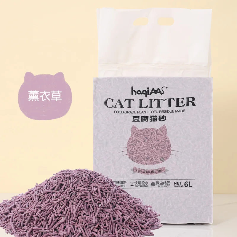 Original Tofu Cat Litter 6L Green Tea Mixed Plant Cat Litter Pet