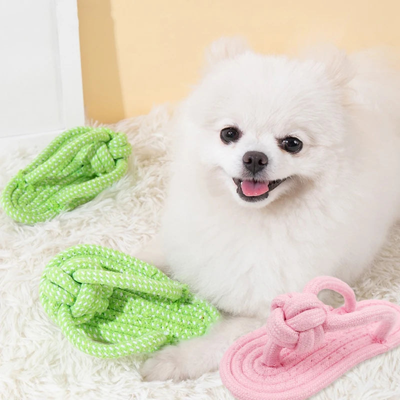 Wint Dog Cotton Rope For Relieving Boredom Grinding Toys Iarge And Medium-Sized Puppy Toys Dog nteractive Anti Bite Tug of War
