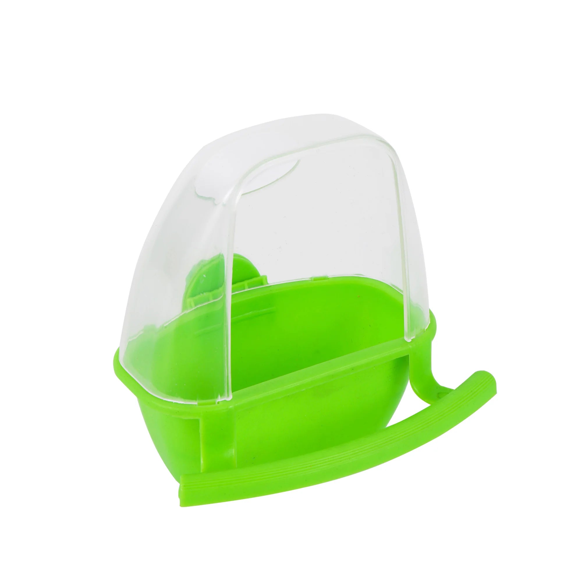 Bird Cage Feeder Parrot Birds Water Hanging Bowl Parakeet Feeder Box Pet Cage Plastic Food Container Bird Supplies 1 Pcs