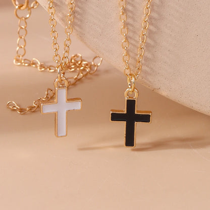 Cute Enamel Dog Cat Paw Necklaces for Women Men BFF Best Friends Couple Matching Pendant Necklace Set Birthday Gifts