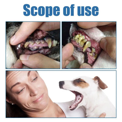 Pet Tartar Remover Natural Plaques Remover For Dogs Cats Freshen Breath Foam For Dogs Cats Support Healthy Gums Pet Care Product