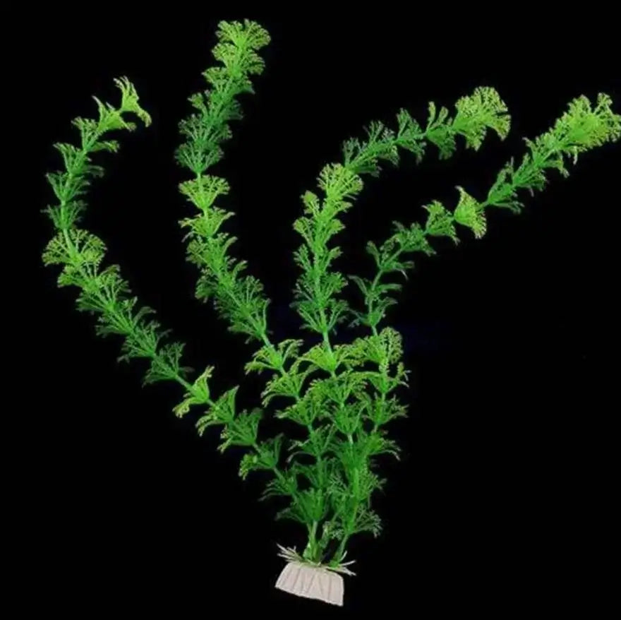 Plastic Aquarium Fish Tank Decor Water Weeds Plant Artificial Green Grass