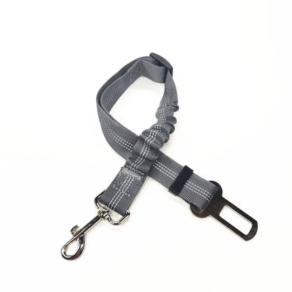 Pet Dog Car Seat Belt Retractable Buffer Elastic Reflective Safety Traction Rope Dog Leash Harness Dogs Dog Accessories Supplies